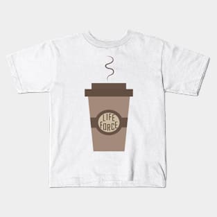Coffee Is The Life Force Kids T-Shirt